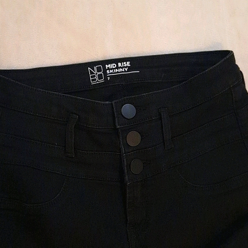 🛼Mid Rise Skinny Jeans - Picture 2 of 3